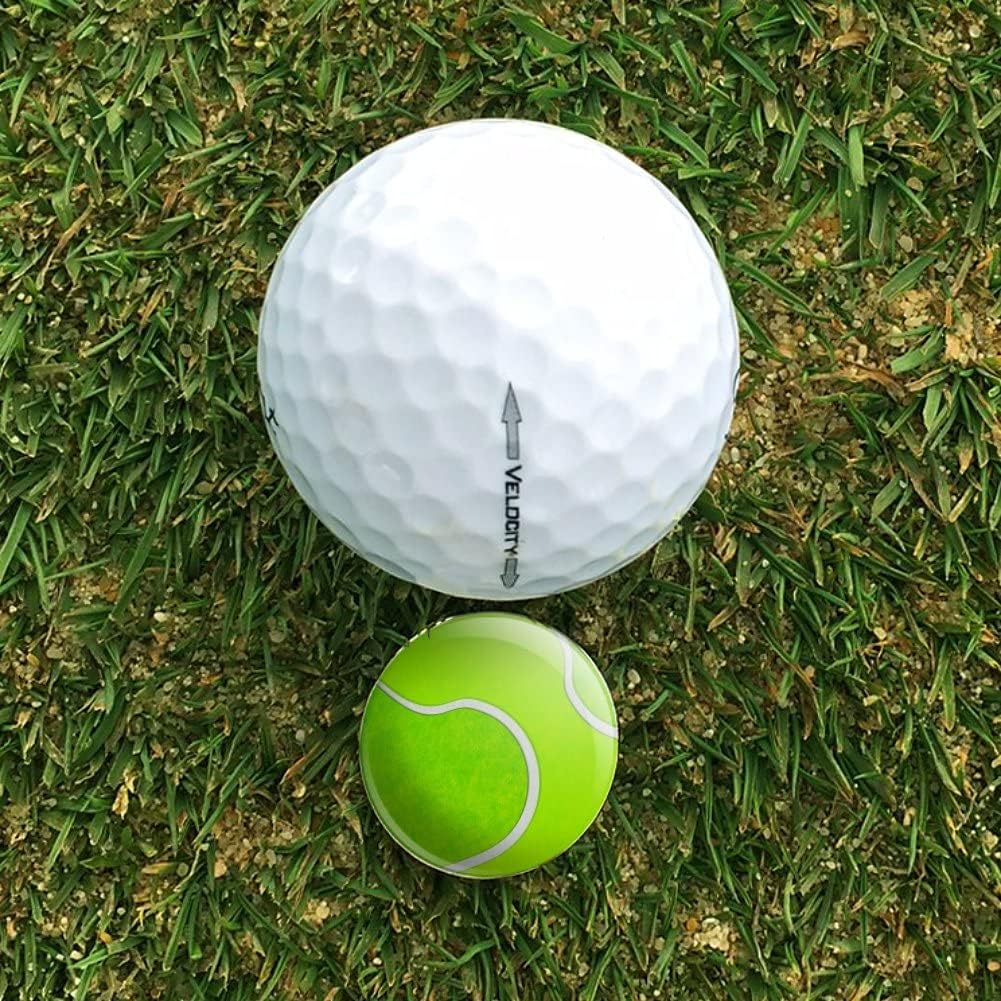 review GRAPHICS & MORE Tennis Ball Golf Hat Clip with Magnetic Ball Marker