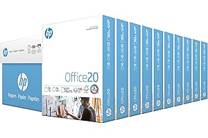 HP 10 Ream Case of 8.5 x 11 White Paper