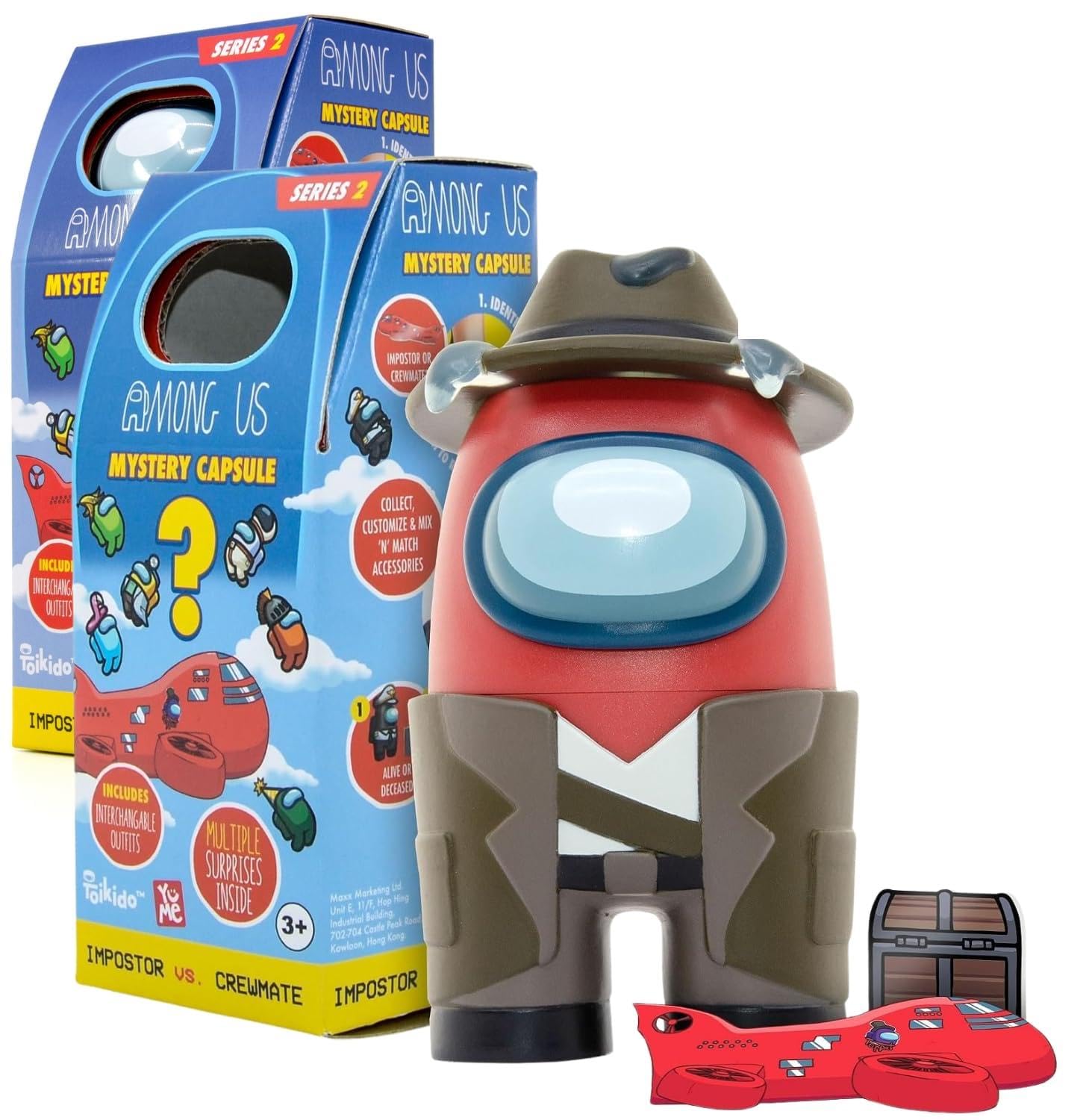 Amazon.com: YuMe Among Us Mystery Capsules – 2‑Pack Series 2