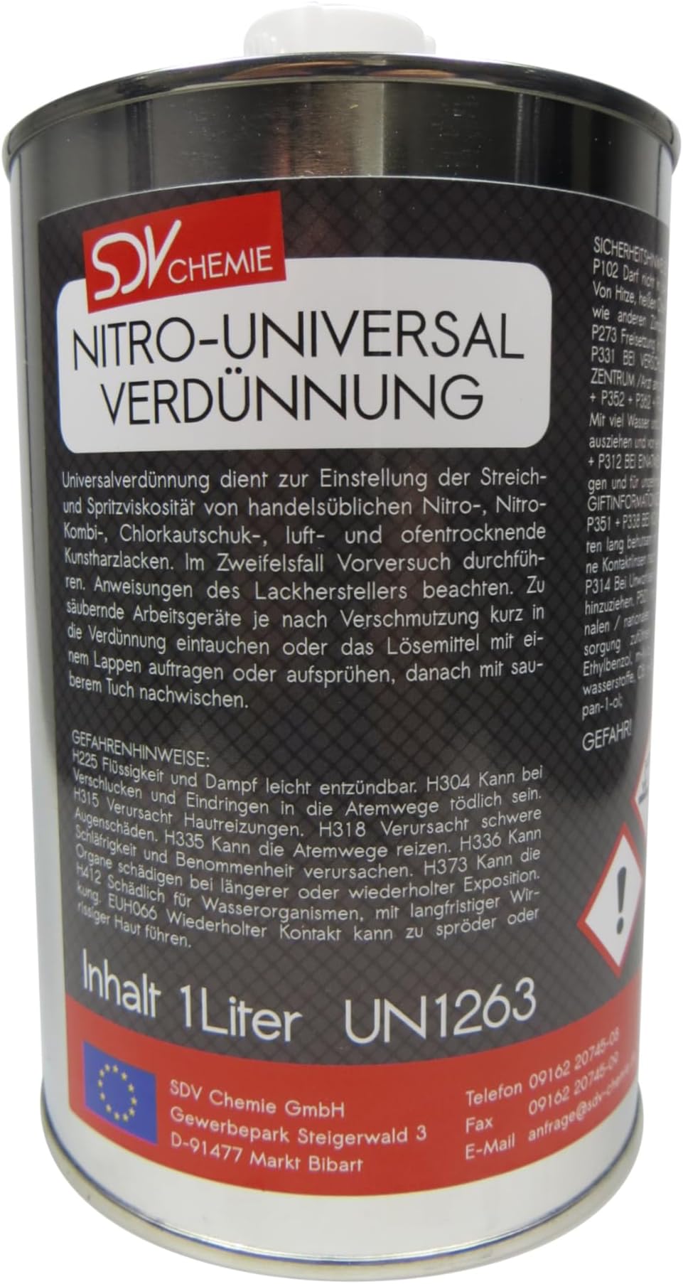 Meyer Nitro Universal Verdünnung - 3 Liter Blechkanister : Amazon.de ...