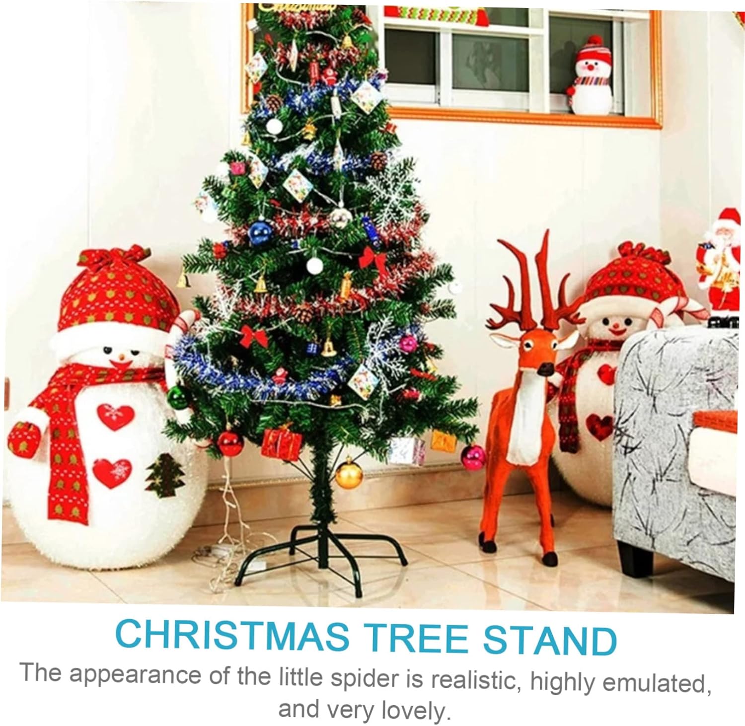 1pc Christmas Tree Stand Xmas Tree Bracket Base Easy Setup Stable Support for Holiday Decorations