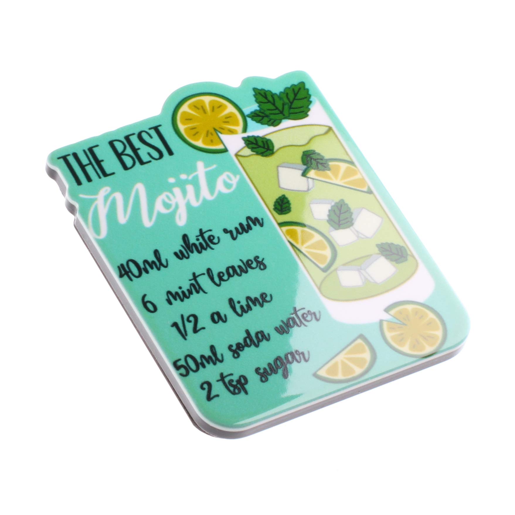 Mojito Recipe Cocktail Lovers Novelty Magnet