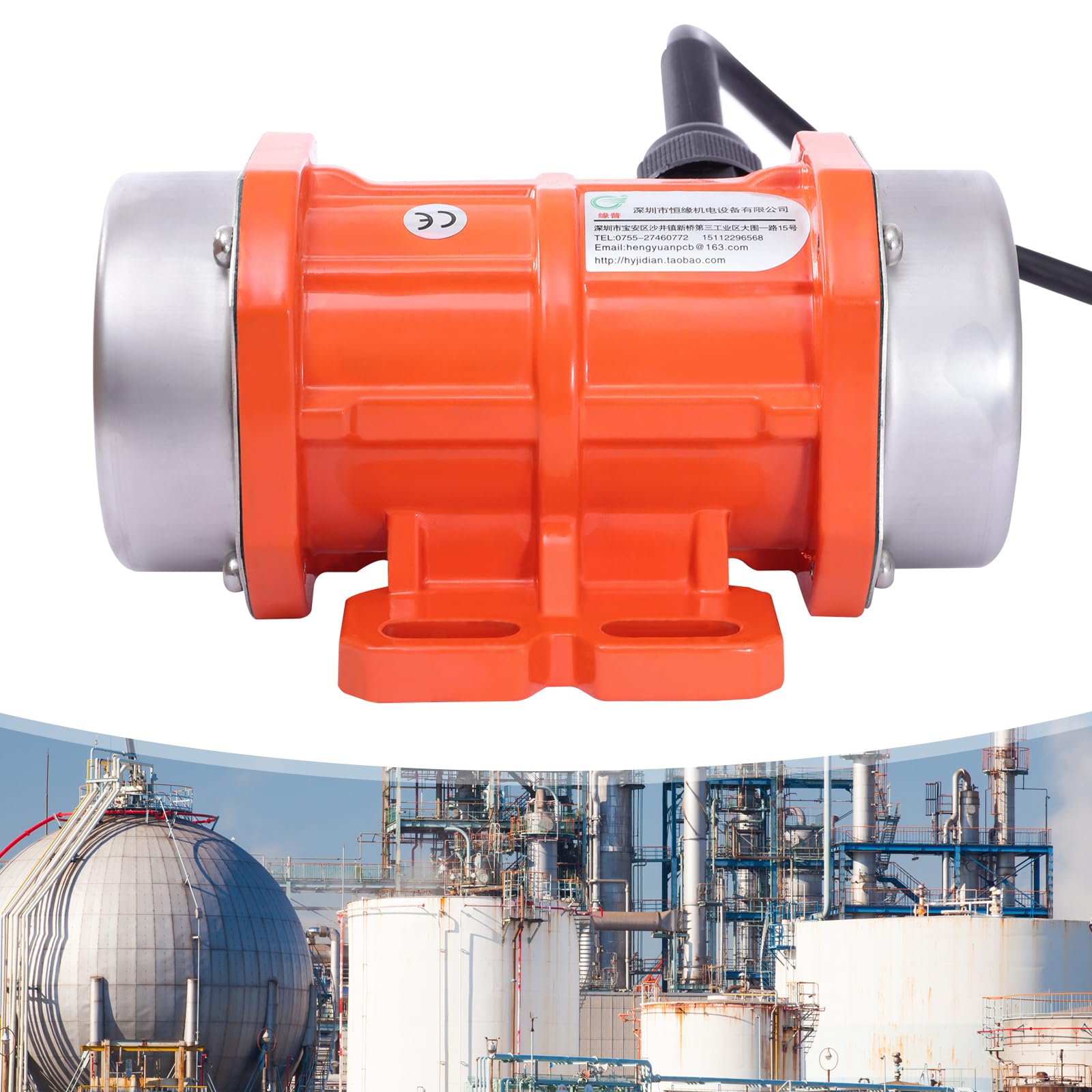 220V 40W Vibrationsmotor Einphasiger Wechselstrom-Elektrovibrationsmotor, kleiner Vibrationsmotor, Vibrationskraft 25 kg, Schutzklasse IP65