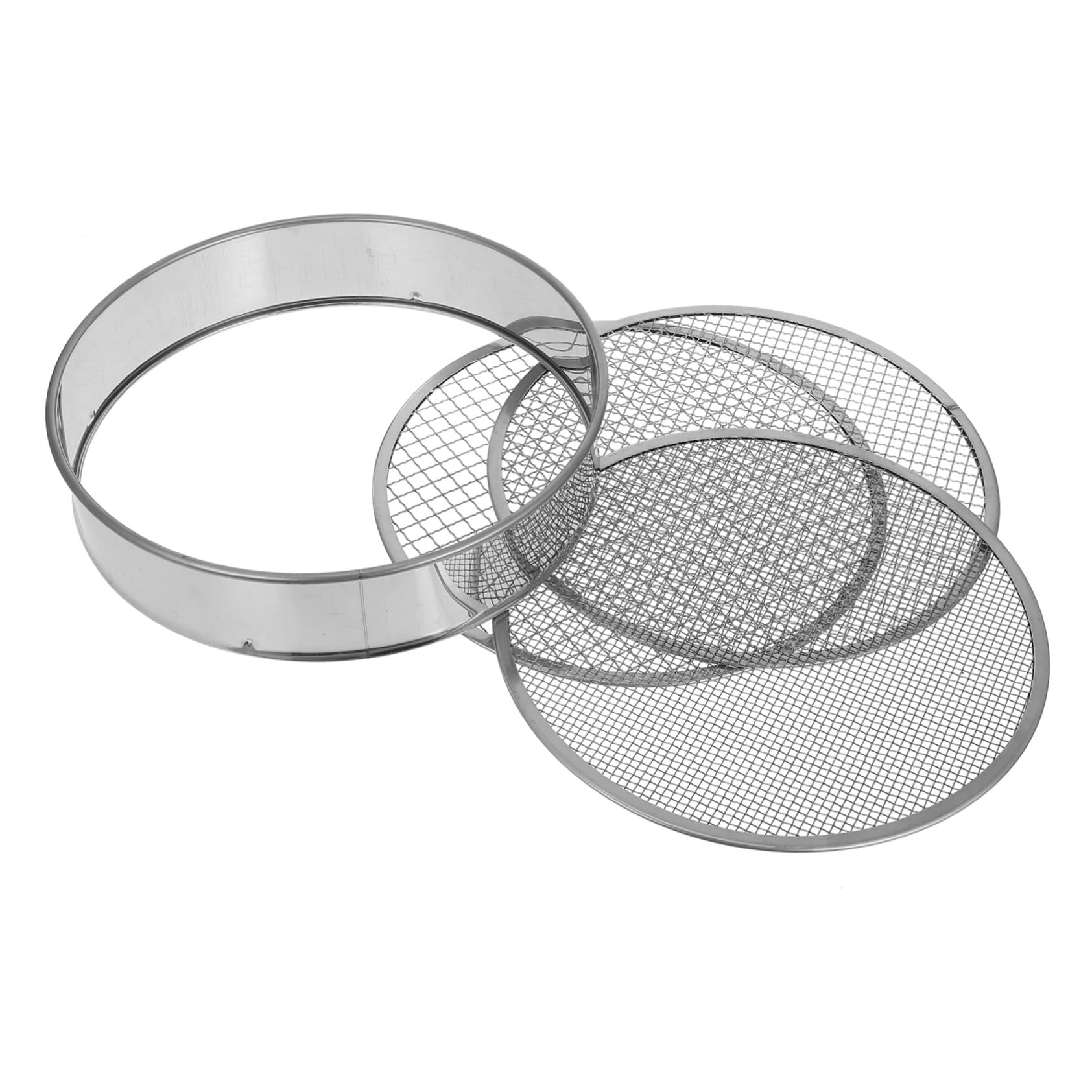 GALPADA 1 Set Multi-use Soil Sifter Mesh Sieve for Garden Rocks Sifter Soil Sifting Pan Easy Clean