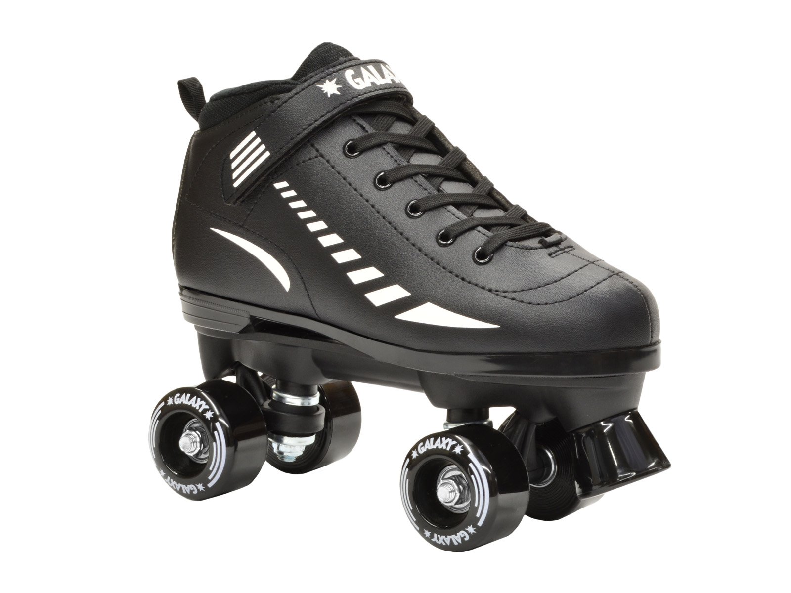 Epic Skates Galaxy Elite Kids Quad Speed Skates, Black, Youth 2