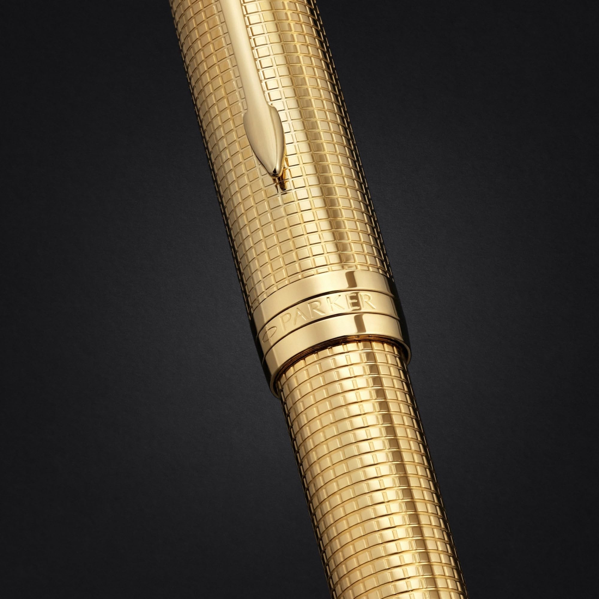 Parker Sonnet SE Gold Cisele GT Dolma Kalem 18K, F uç