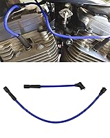 Vista 6 de Cable de Bujía de 10mm para Harley Davidson Sportster 883 1200 XL 1986-2003, 2104-0143 - Azul Silicona