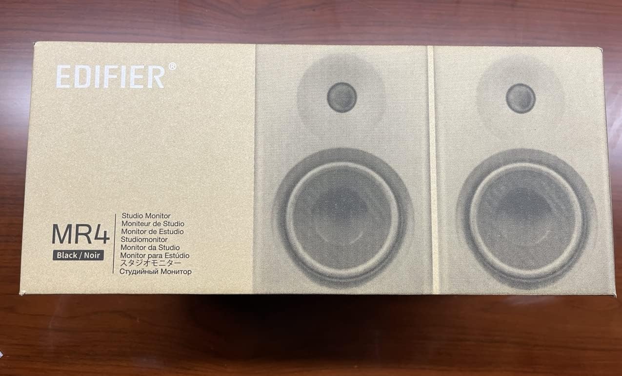 Edifier MONITOR DE ÁUDIO MR4 42W RMS PRETO
