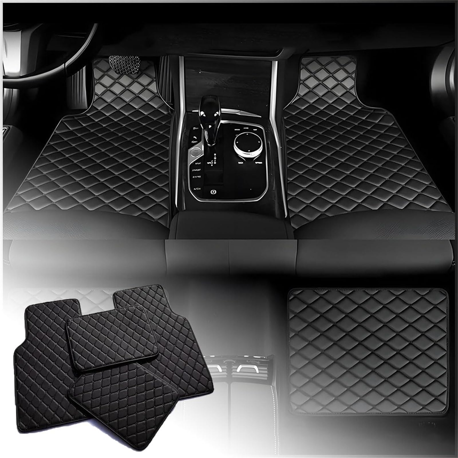 Auto Fussmatten Leder für Kia Sorento MQ4 2021 2022 2023