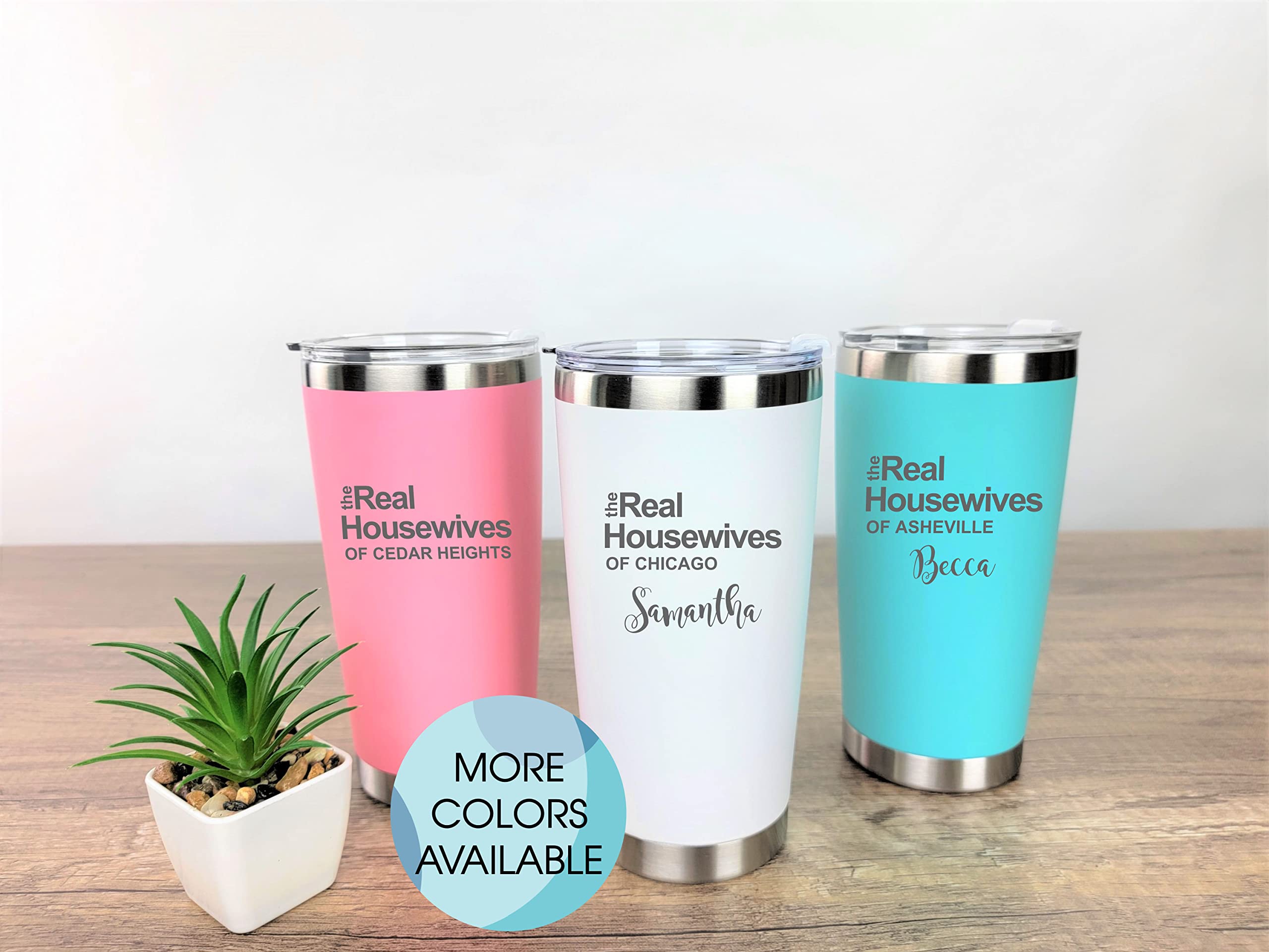 the Real Housewives of Your City Vacuum Insulated 20 ounce Tumbler with Lid