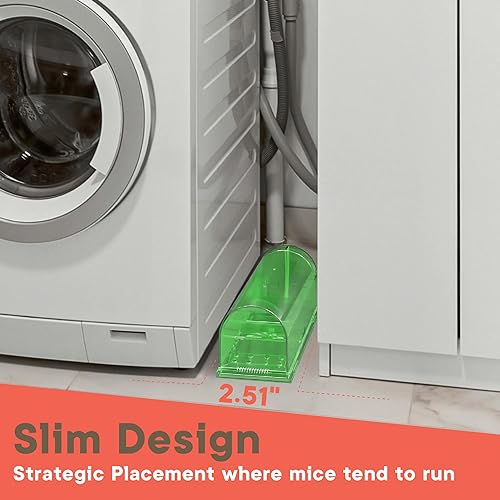 Miniatura 5 de Humane - Trampa para ratones, paquete de 1, trampas para ratones vivos para atrapar y liberar para interiores y exteriores, segura para mascotas y