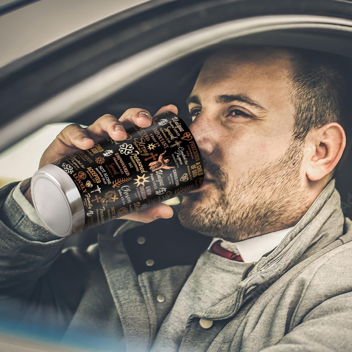 Sistabag - Coffee Tumbler For Black Women - Birthday, Mother's Day, Christmas Gifts For Women, Pride Tumbler For Woman (God Says I Am, 20 Oz) - Image 6