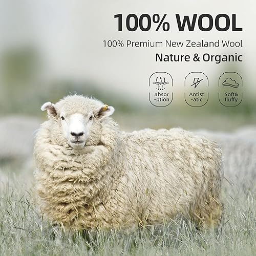 Miniatura 9 de Bolas de lana para secadora XL, paquete de 6, bolas de secado reutilizables para ropa sucia que reducen las arrugas de la ropa, secan la ropa más