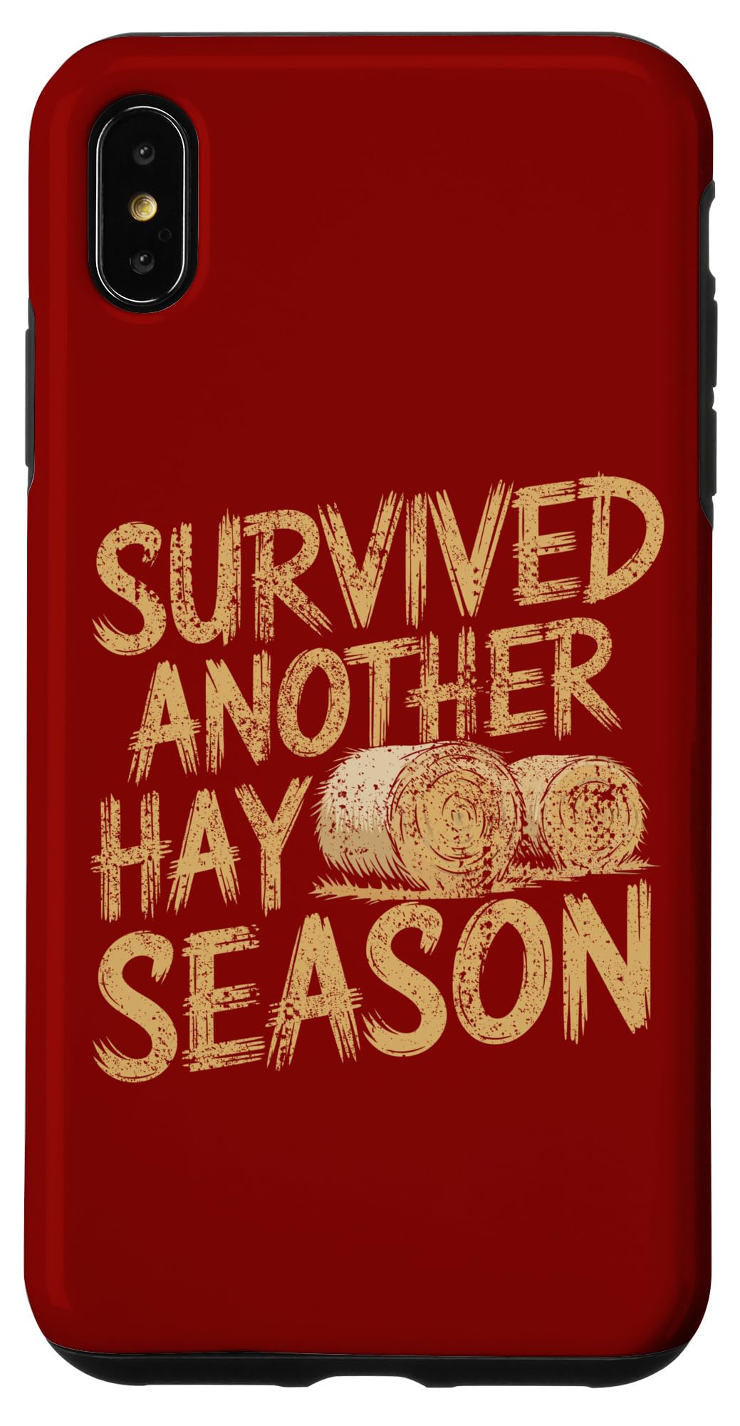 iPhone XS Max Hay Farmer Survived Another Hay Season Case