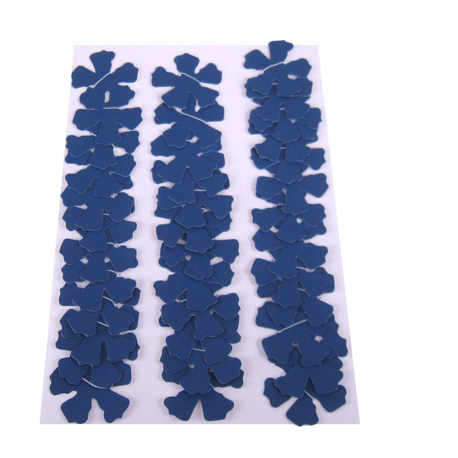 36 Dark Blue Die Cut Wallpaper Five Petal Crafting Flowers