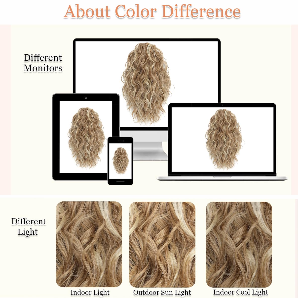 Ponytail Extension 12 Inch Claw Clip Ponytail Extension Clip on Ponytails for Women Drawstring Curly Ponytail Wig Sythetic Hair Pieces
