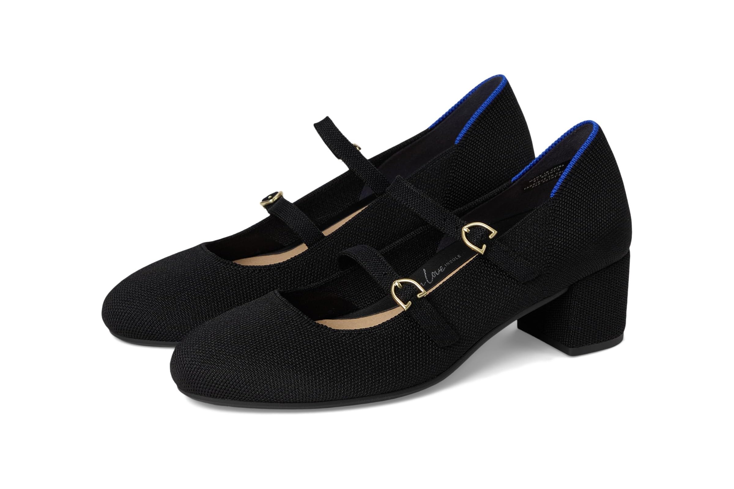 Rothys The Double Buckle Mary Jane Heel