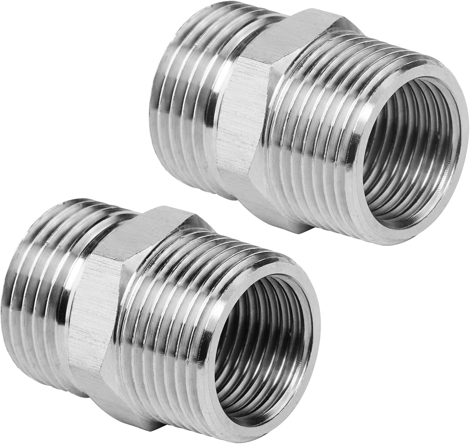 ChangTa Stainless Steel Garden Hose Adapter Convert to x 3/4" Male NPT