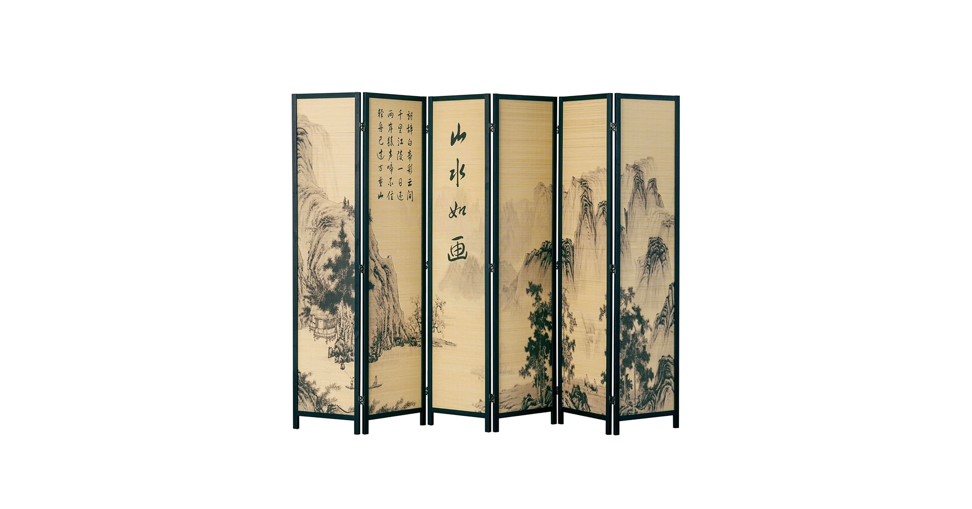 Amazon.com: MyGift Decorative 6 Panel Folding Room Divider