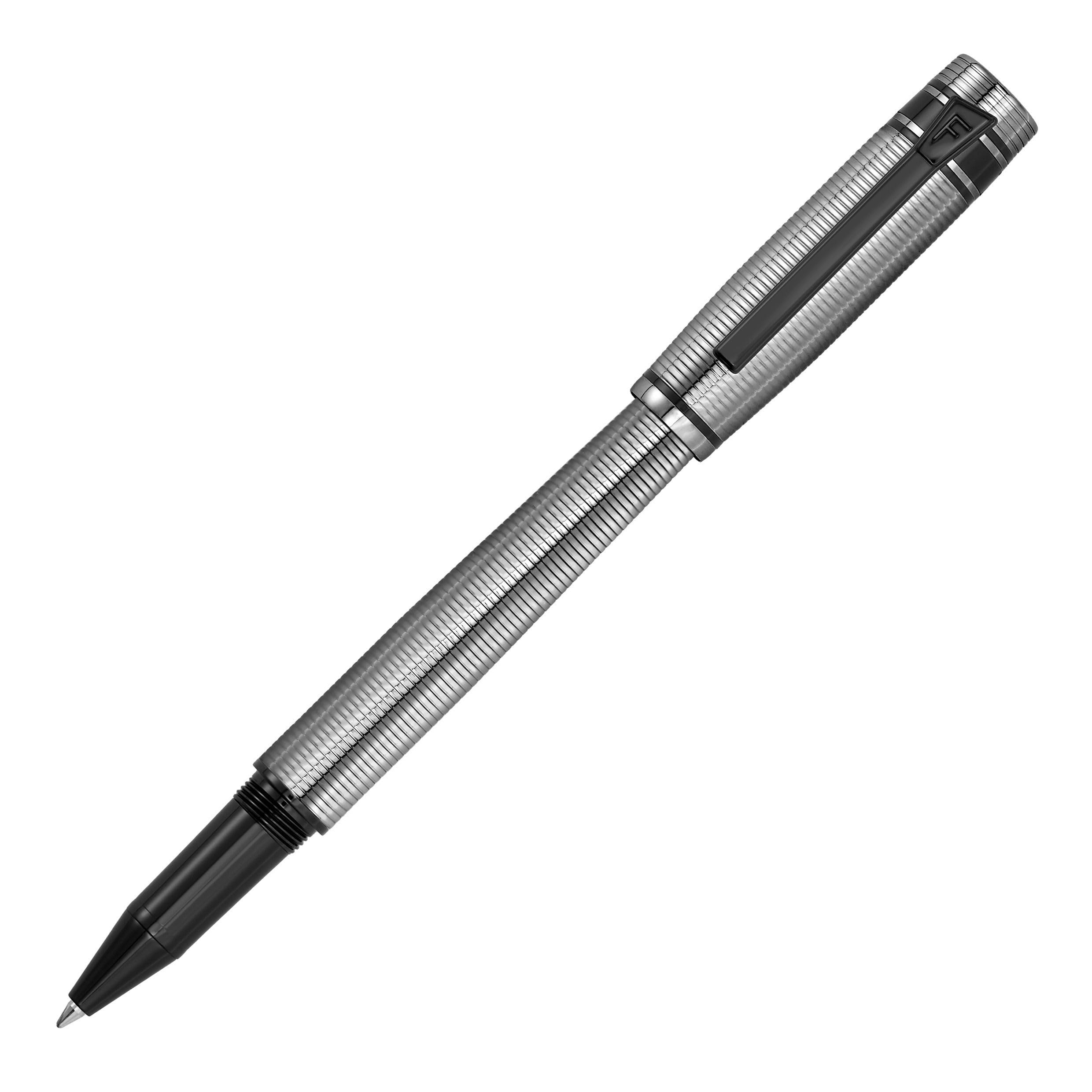 Festina Bold Stripe Rollerball Pen (Chrome & Gun) - Image 2