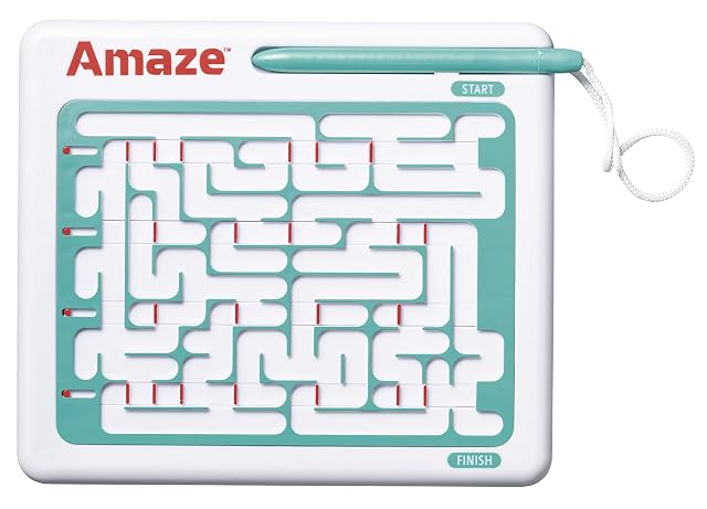 Foto 5 de 5 de Think Fun - Amaze, 16 Laberintos en 1, Juego de Lógica para Niños Edad 8+ Años