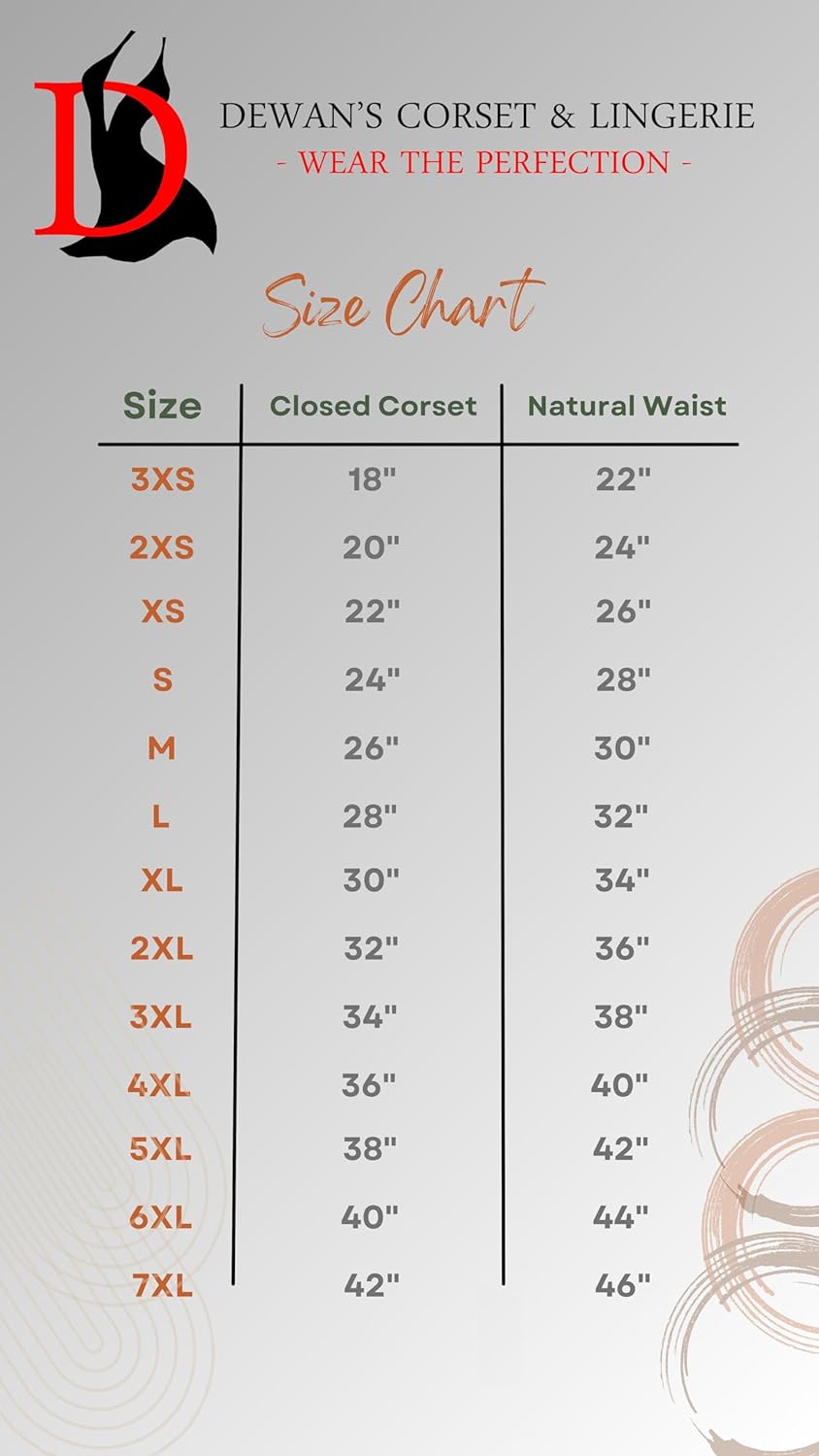 Dewans Corset Steel Boned Corset Womens Underbust Waspie Corset Heavy Duty Cincher Short Torso Corset - Image 2