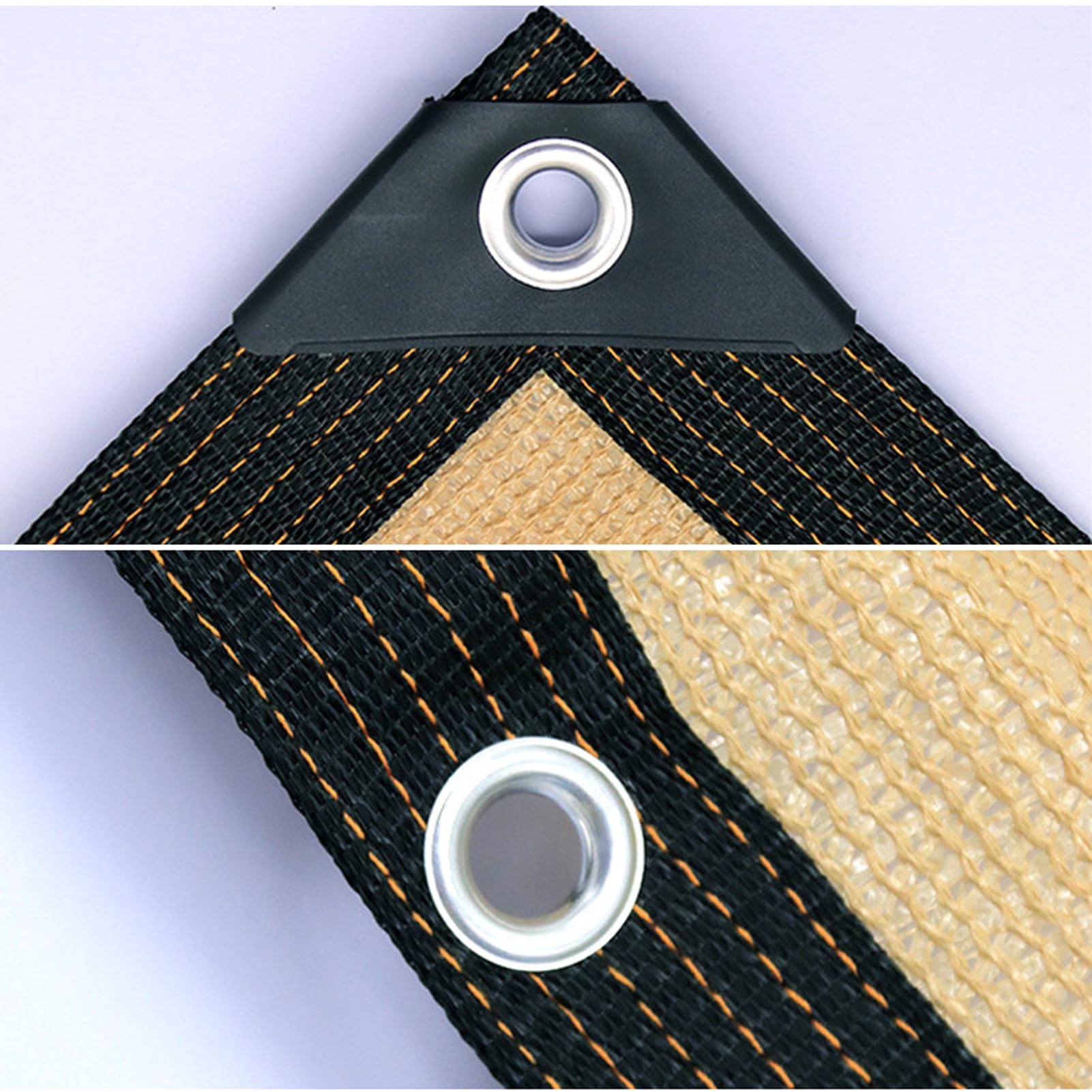 Telo parasole con occhielli, 1 x 7 m, protezione UV, per esterni, giardino, patio, terrazze, pergole e cortili, tessuto ombreggiante di alta qualità per piante e spazi esterni