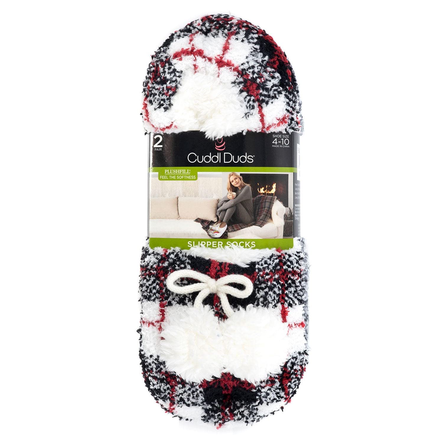 Plushfill Women's Slipper Socks FAIRISLE