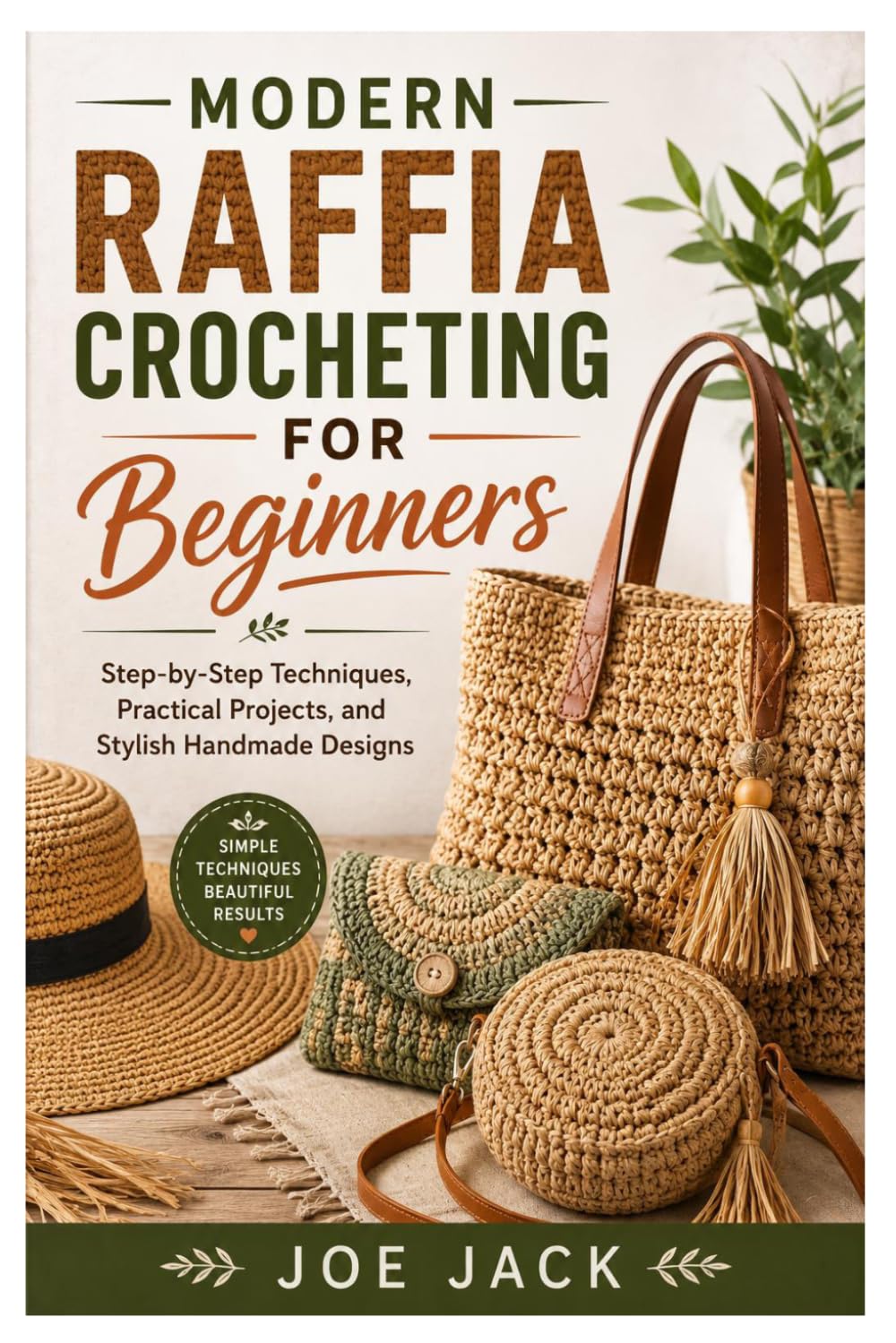 Modern Raffia Crocheting for Beginners: Step-by-Step Techniques, Practical Projects, and Stylish Handmade Designs