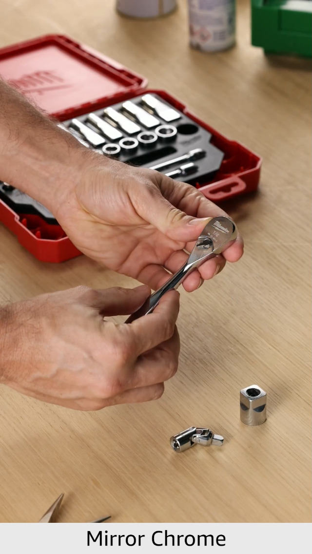 Amazon.com: Milwaukee 4932464943 1/4in Ratcheting Socket Set