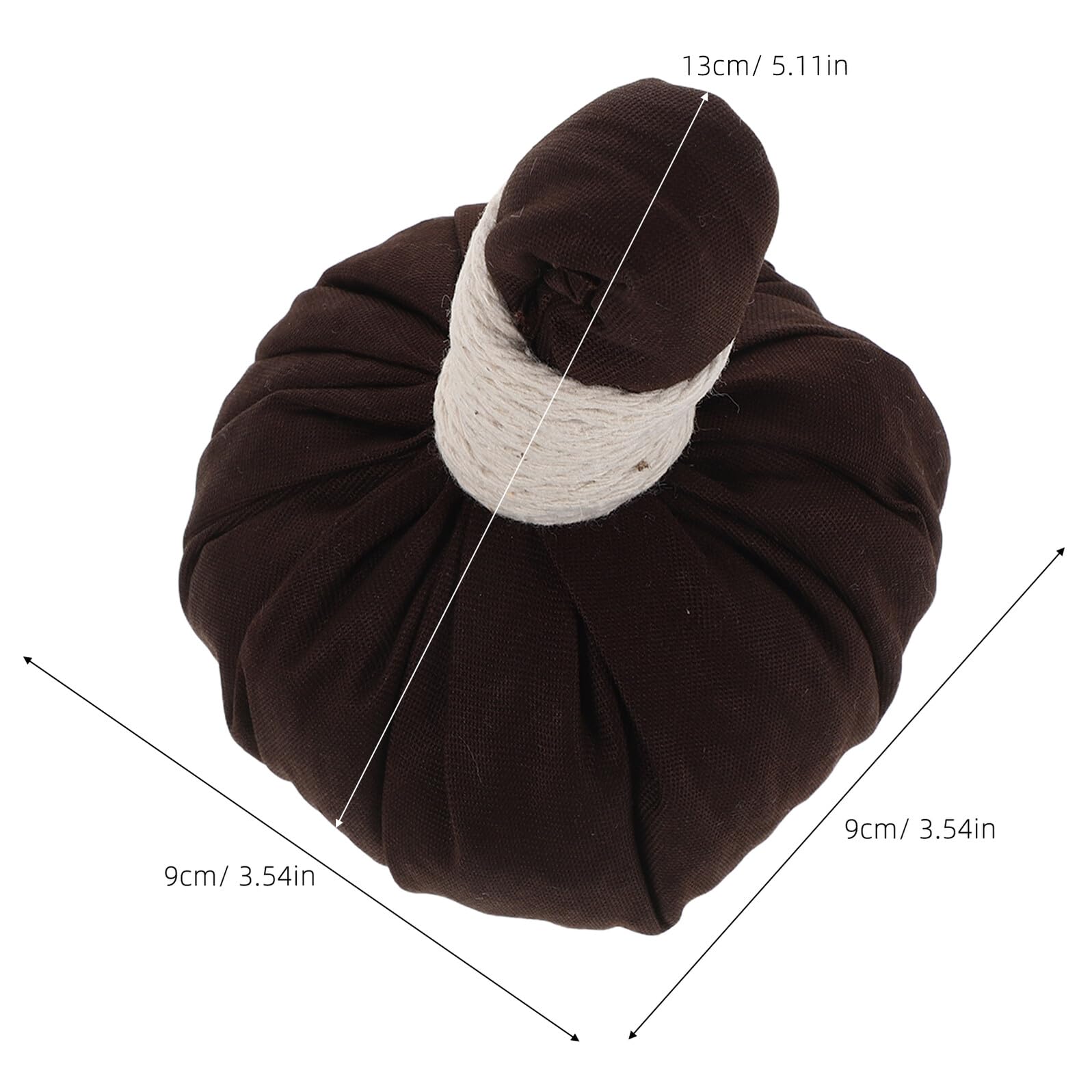 Abaodam Bolas de Masaje Tailandés Grandes 2 Piezas, Bolsas de Compresas Herbales Naturales para Spa, Terapia de Calor y Alivio Muscular, Pelota Masaje Anticelulítico para Espalda
