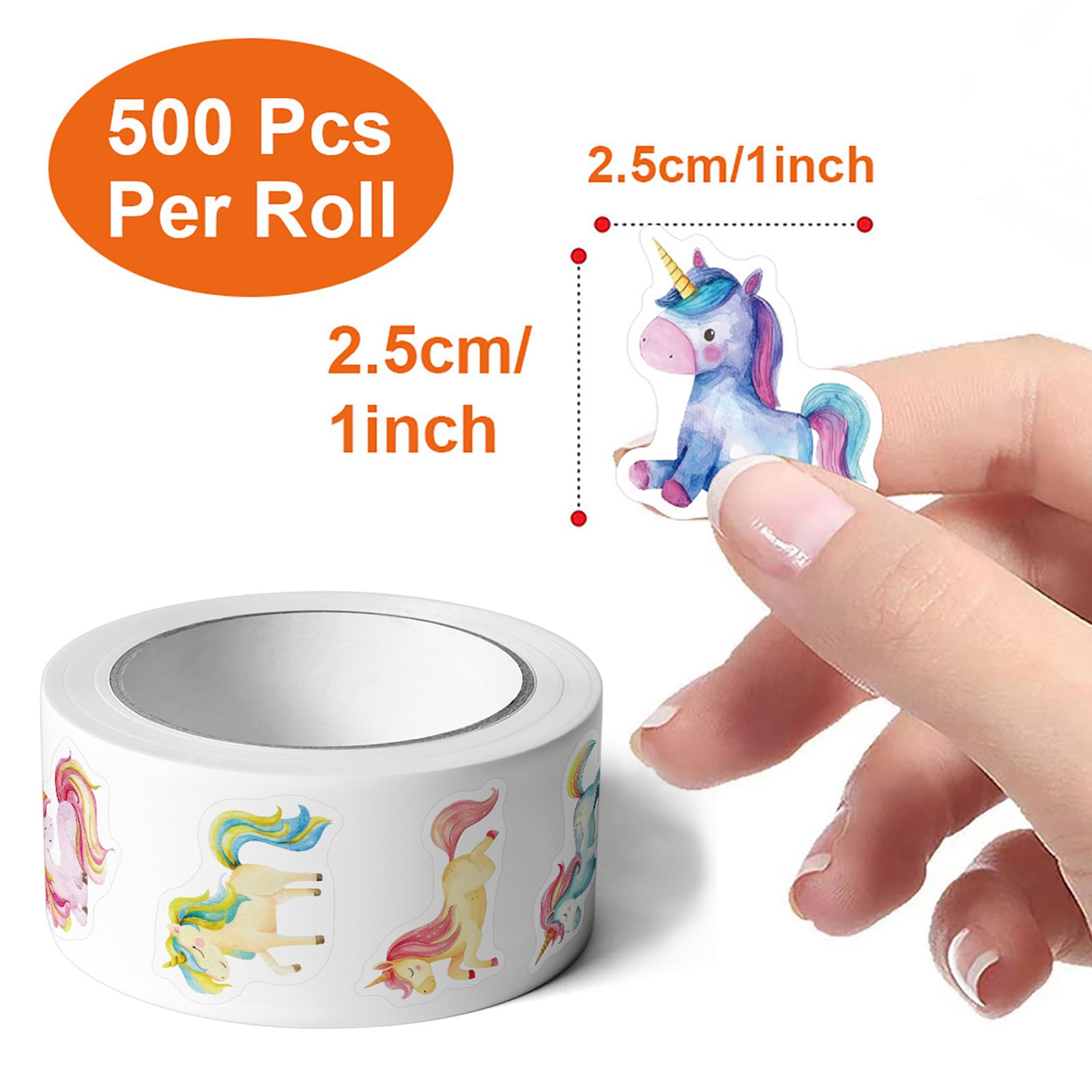 1000 adesivi a forma di unicorno, unicorno per laptop, auto, moto, bicicletta, skateboard, bagagli, valigia, accessori fai da te