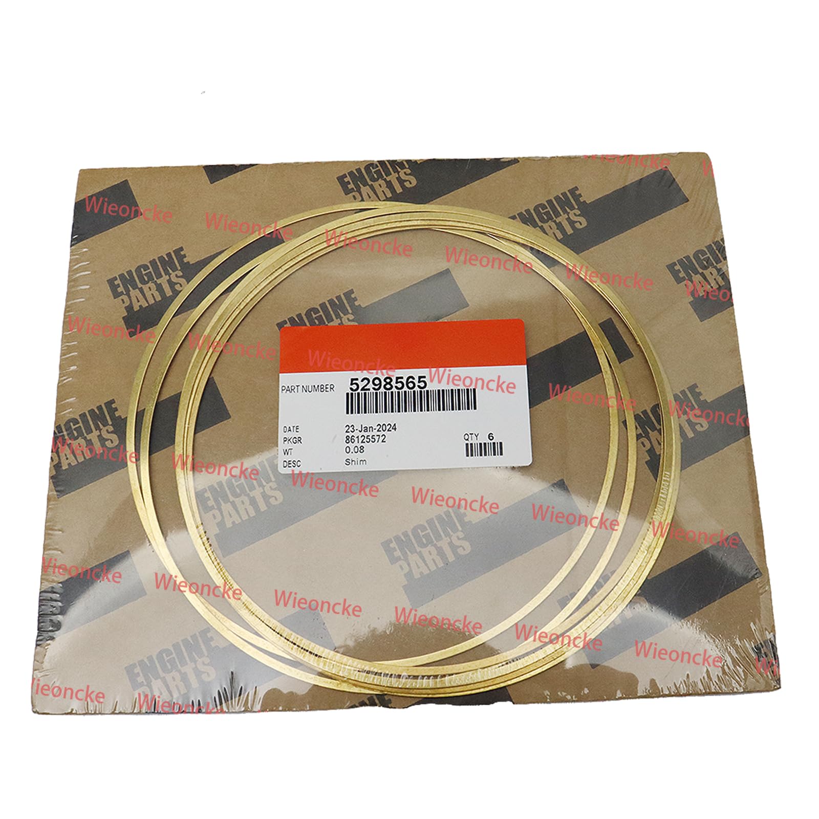 リン→ Wieoncke Cylinder Liner Shim 5298564 5298565 Compatible for