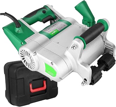 Wall Groove Cutting Machine, 1100W Electric Concrete Saw Handheld Wall Chaser Brick Cement Slotting Machine Red Brick Notcher Groover for Cement Cover Wall