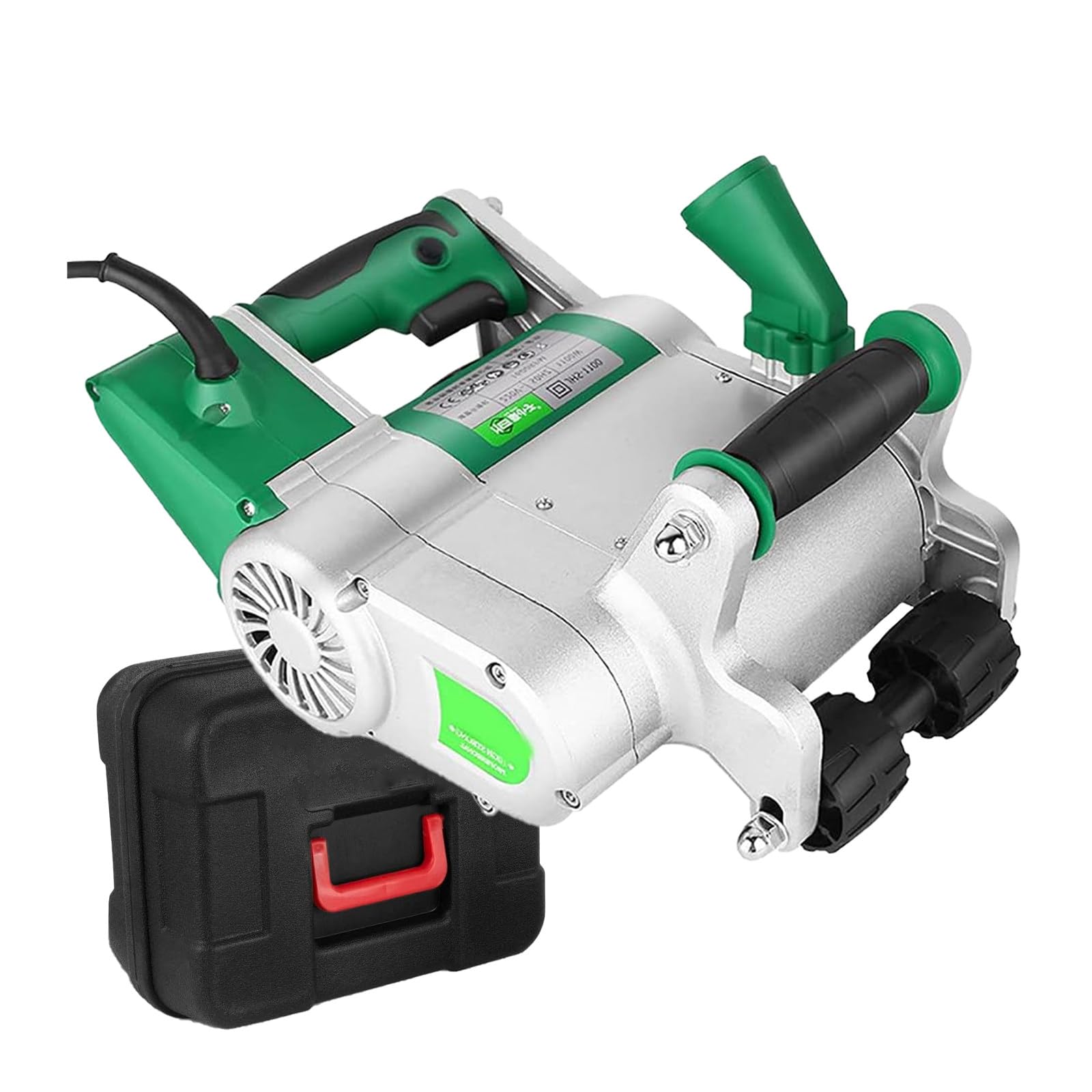 MáQuina Cortadora De Ranuras De Pared, Sierra EléCtrica para HormigóN, Cortadora De Pared Manual, Ranuradora De Cemento para Ladrillos, Ranuradora De Muescas para Ladrillos Rojos