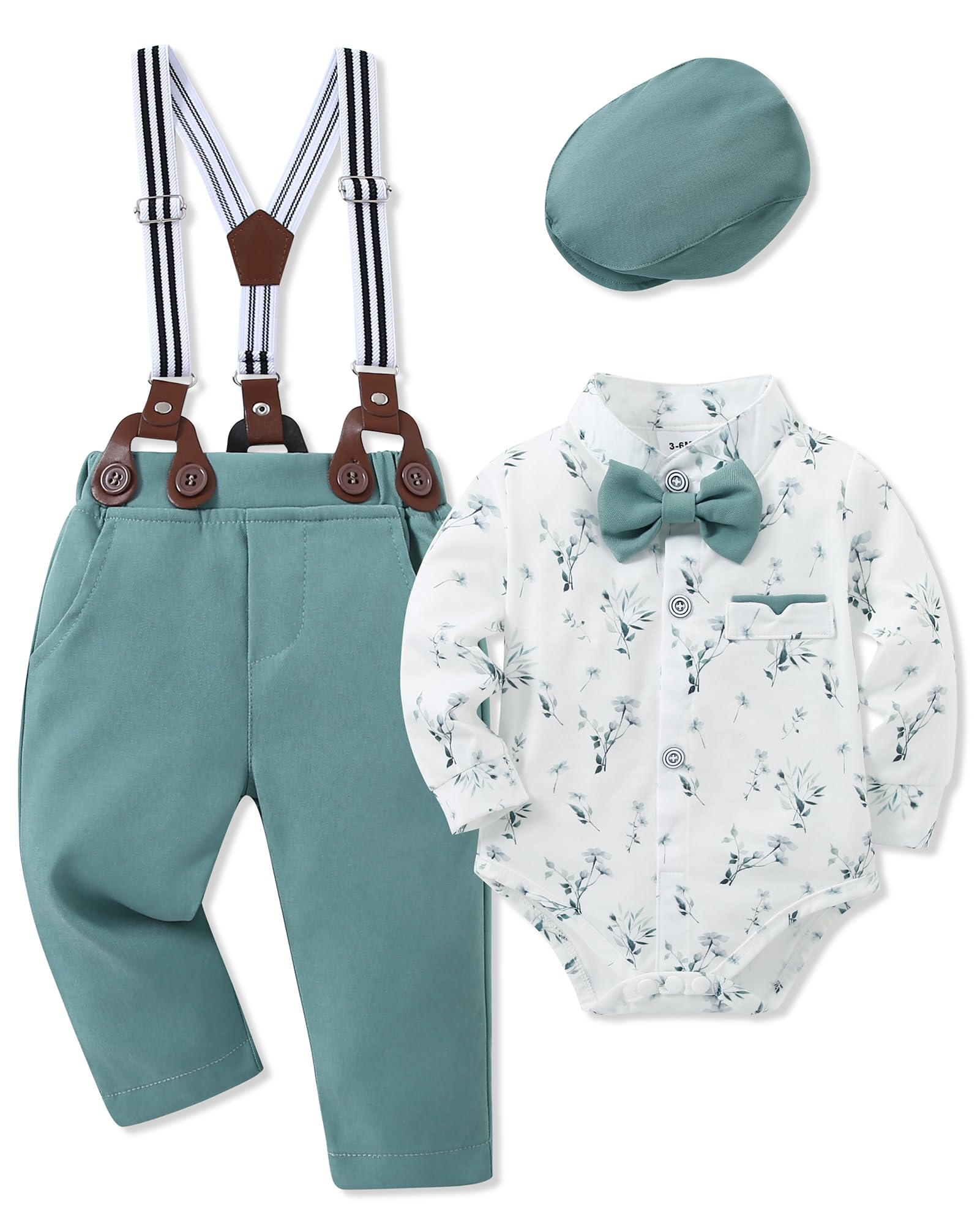 Baby Boy Clothes Suits 0-24M Infant Boys Wedding Baptism Outfit