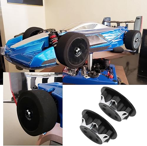 Miniatura 10 de 4 piezas de tuerca hexagonal para automóvil RC de 0.669 in, cubierta antipolvo, repuesto para automóvil RC de 18, camión todoterreno RC compatible