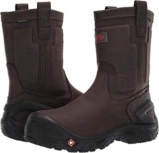 mens Strongfield Leather Pull-on Waterproof Composite Toe Strongfield Ltr Pull On Wp Ct - Espresso