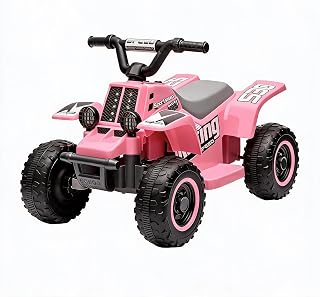 IDEALHOUSE Quad elettrico per bambini da 6 V (ATV), auto elettrica con luci
