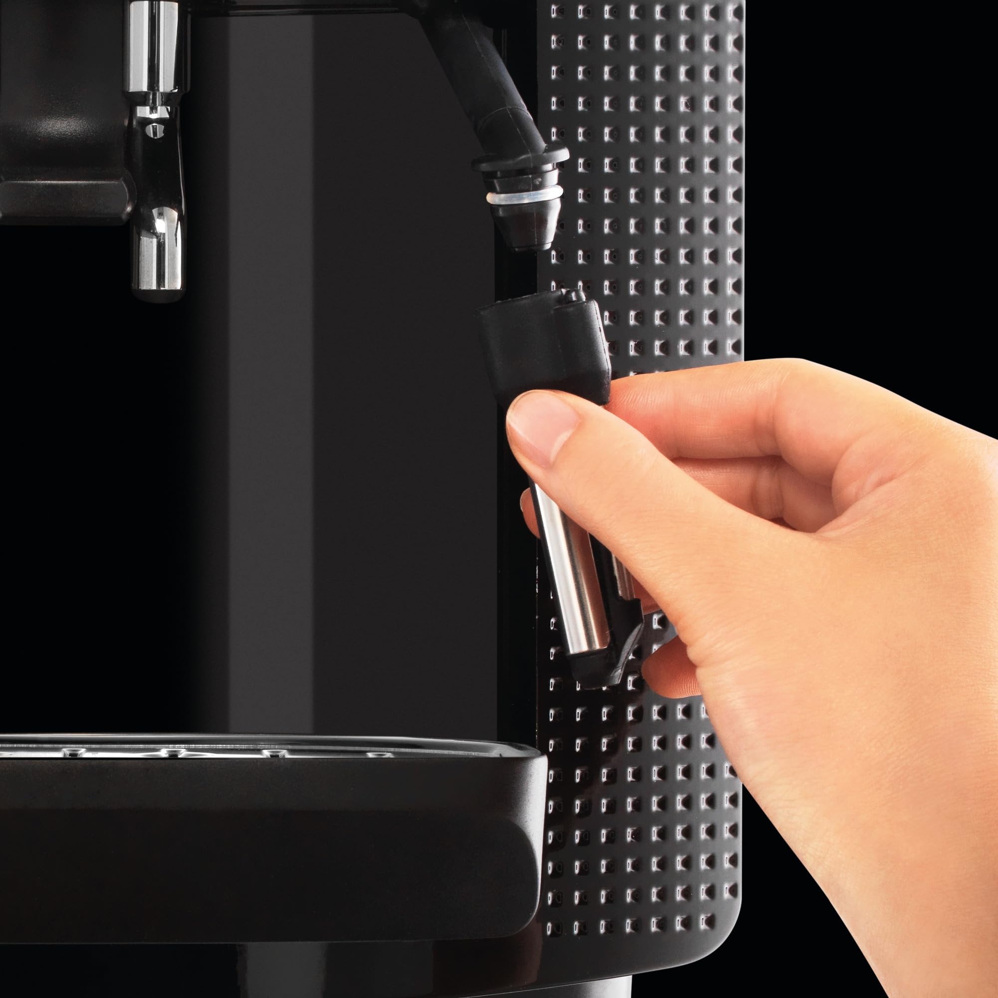 Krups EA8150 Essential Macchina da caffè Automatica, Arabica, Display, 1450 W, 1 Decibel, Nero