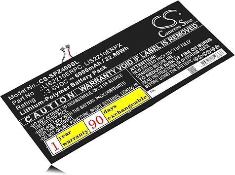 3.8V 6000mAh LIS2210ERPX LIS2210ERPC Battery Replacement is SGP771 Xperia Z4 Tablet SGP712