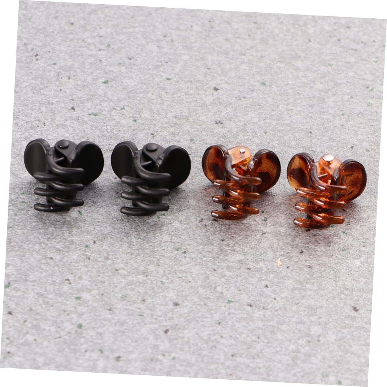 96 piezas Mini Pinzas de Pelo Plástico para Niñas y Mujeres Horquillas Pequeñas Antideslizantes Negro y Accesorios para Cabello para