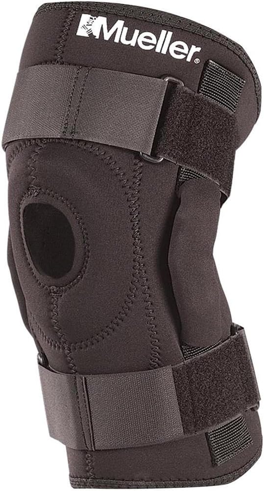 MUELLER HINGED KNEE BRACE, BLACK - XXL (EX EX LA