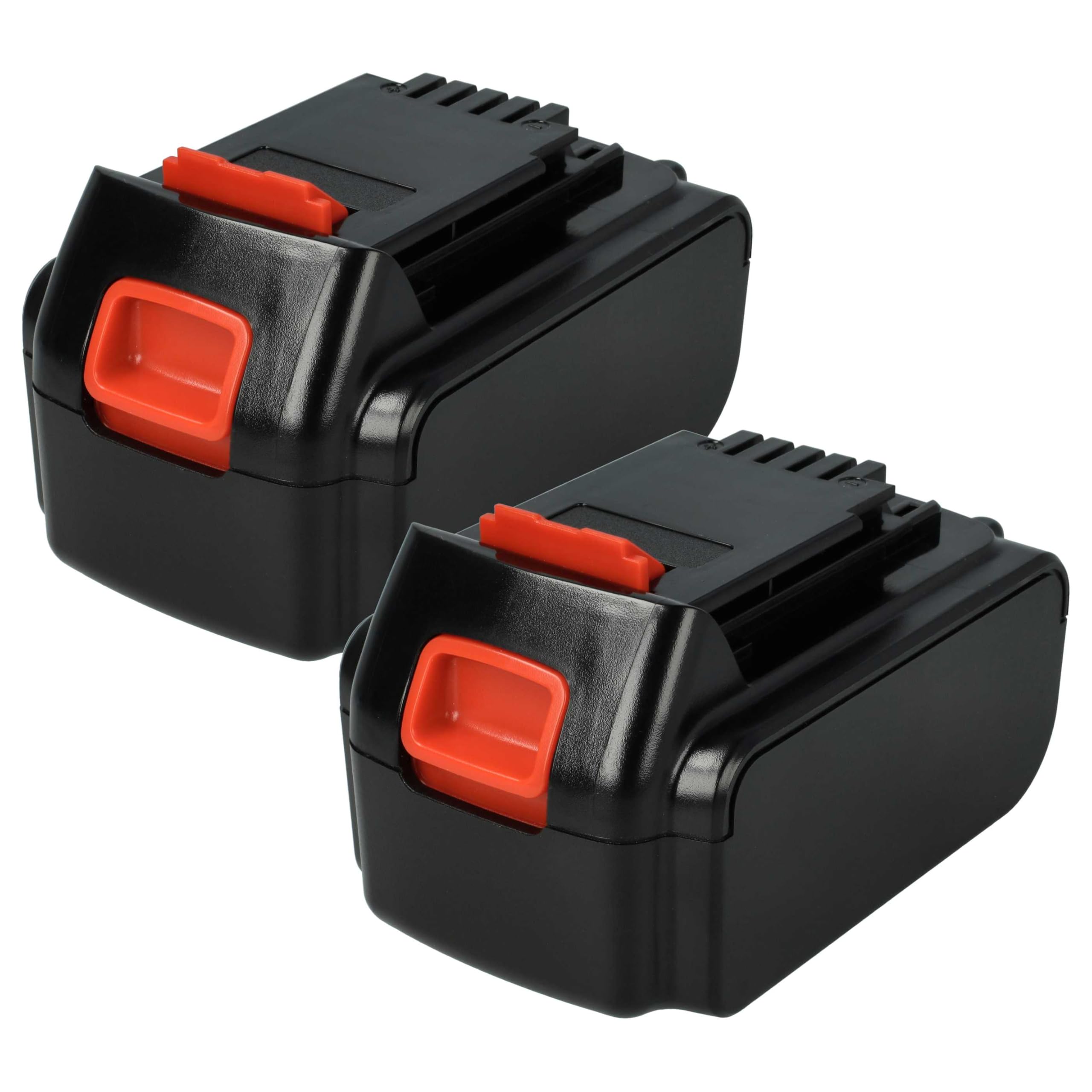 vhbw 2x batteria sostituisce Black & Decker BL4018, BL3020 per utensile elettrico (3000 mAh, Li-Ion, 18 V)