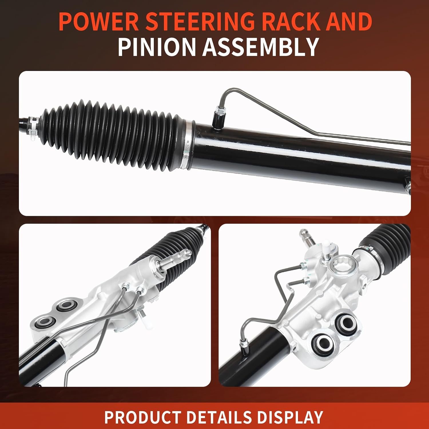 26-3033 Hydraulic Power Steering Rack and Pinion Assembly, Compatible with 2005-2020 Nissan Frontier, 2005-2012 Pathfinder, 2005-2015 Xterra