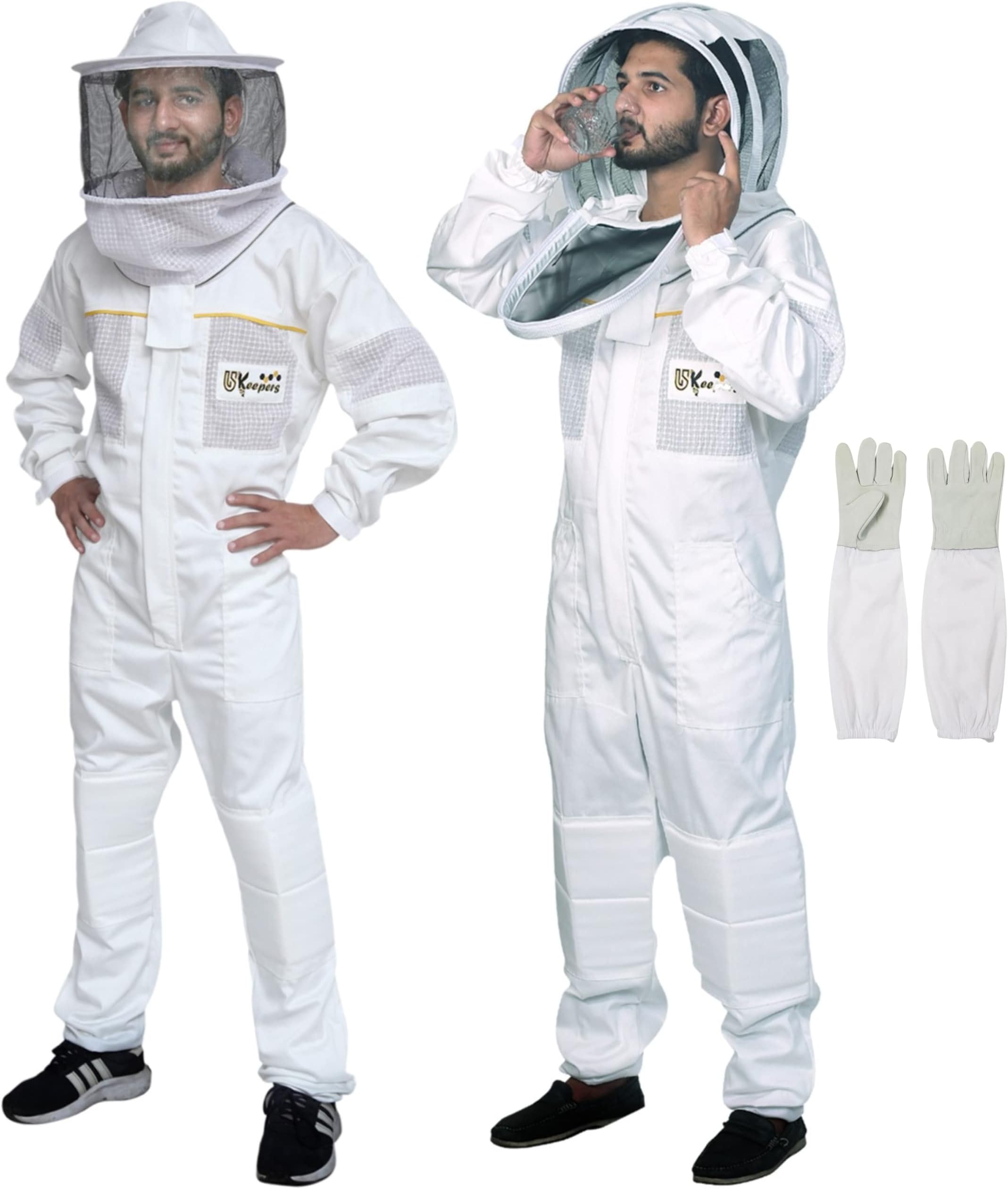 USKEEPERS Polly Cotton Bee Suit, Apiarist Ultra Ventilated