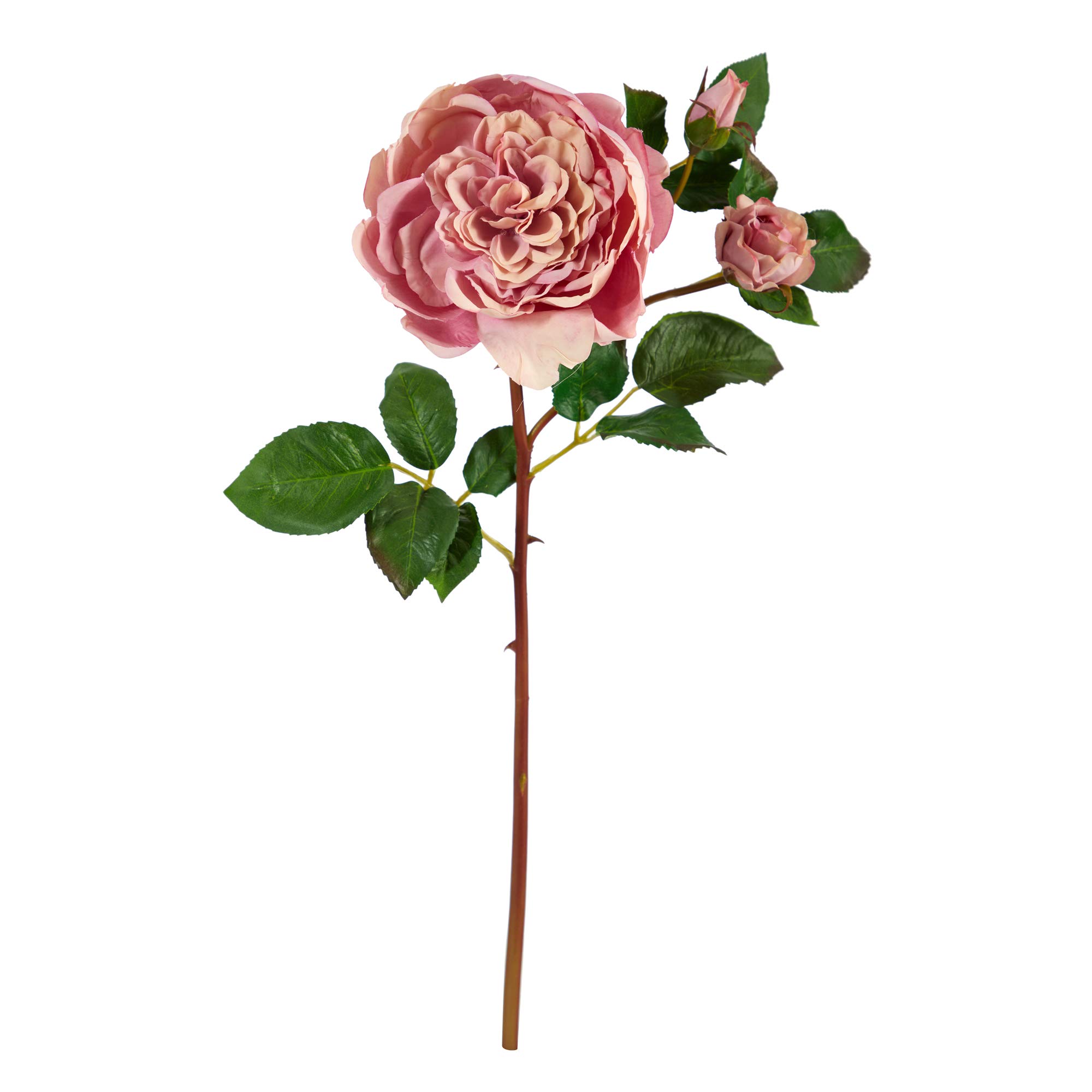 Roses artificielles lot de 6 bouquet fleur artificielle 56 cm grand vase