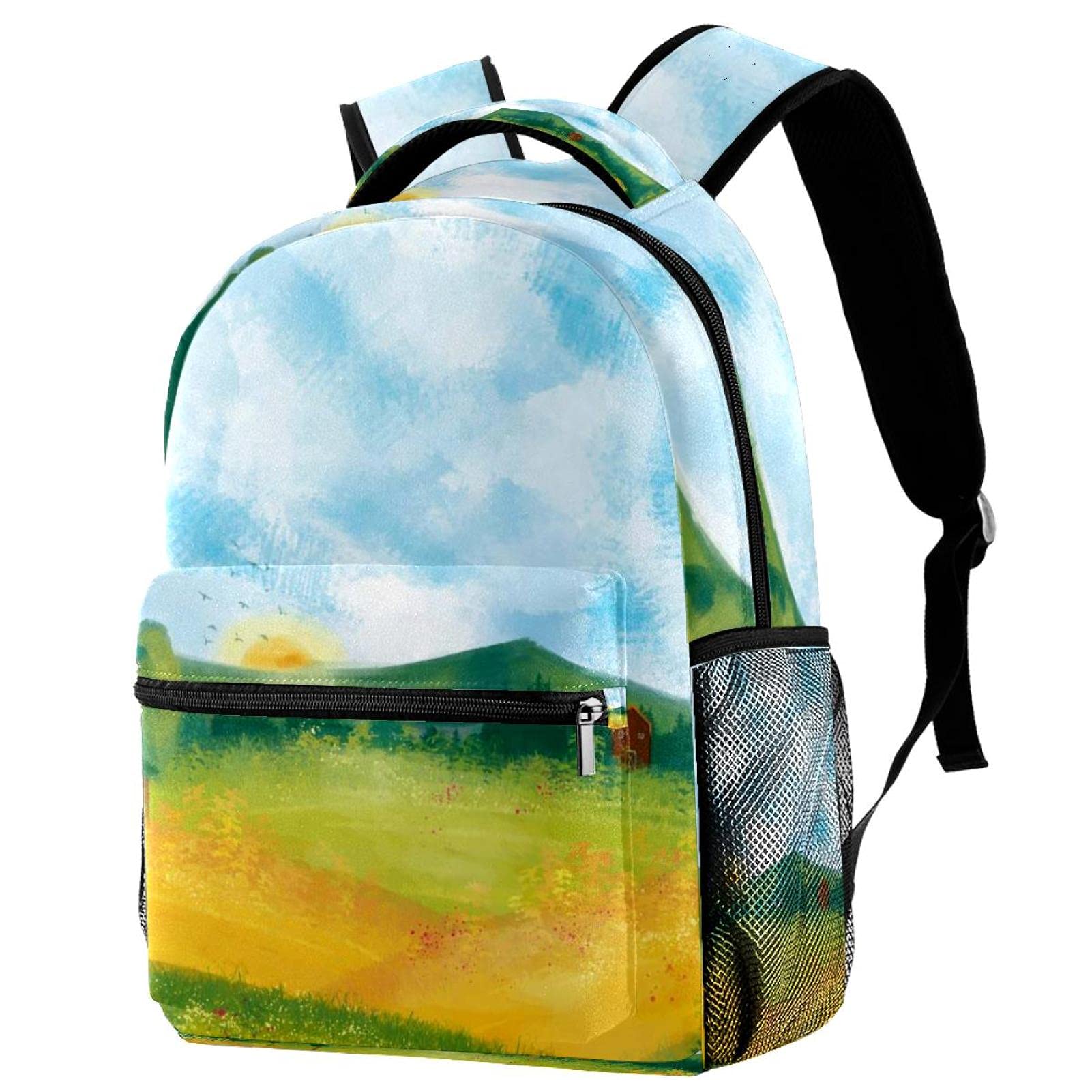 Sac à dos voyage pour campus filles garçons avec gourde