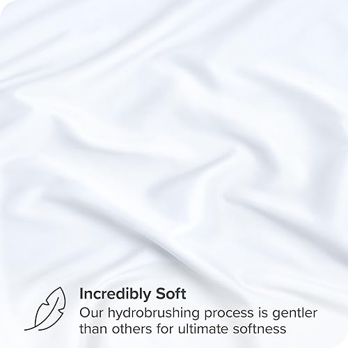 Miniatura 2 de Bare Home Juego de sábana bajera y fundas de almohada, microfibra ultrasuave de 1800 hilos, lujosa, doble cepillado, bolsillos profundos, ajuste