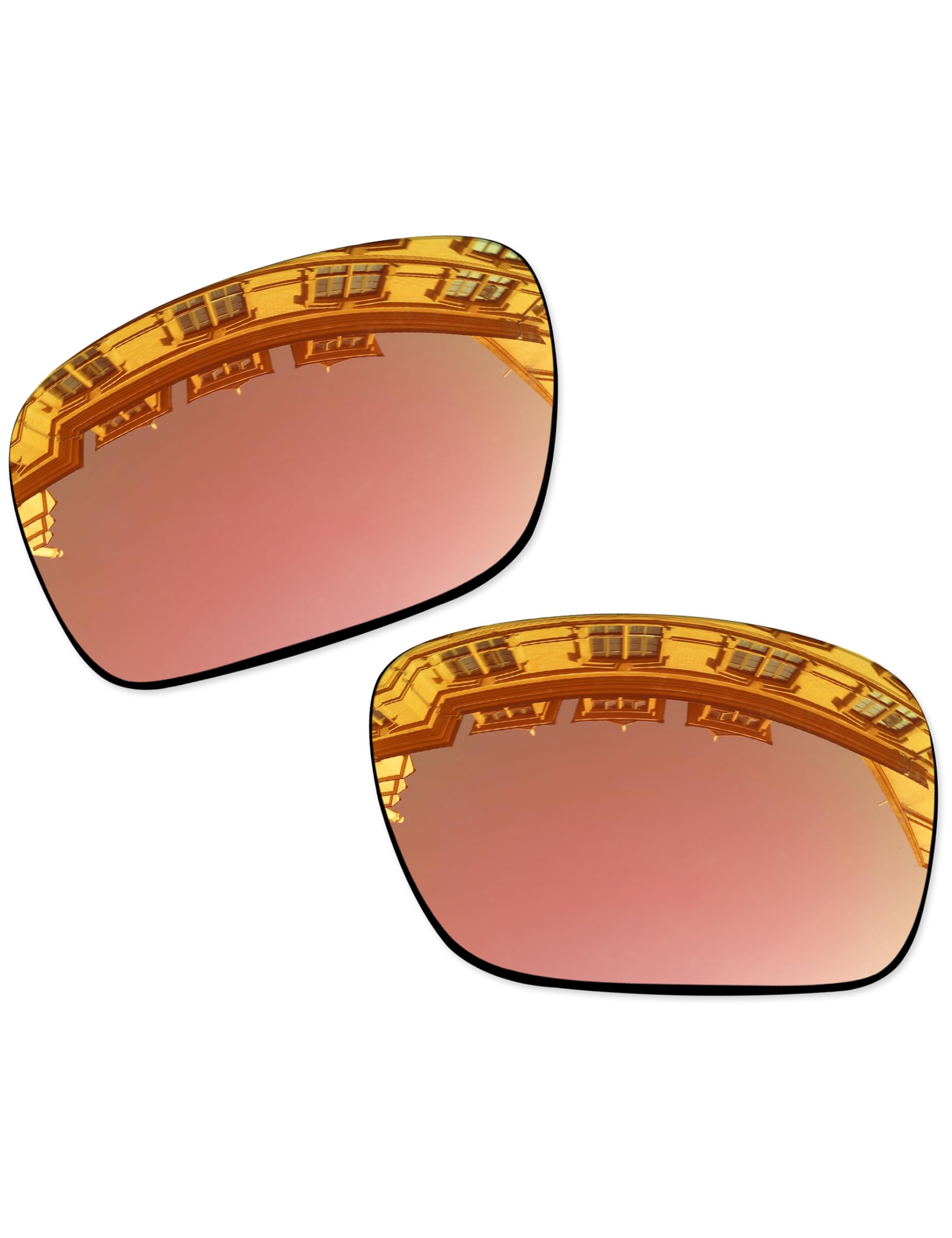 Vonxyz Lenses Replacement for Oakley Sliver XL OO9341 Sunglass - Peach Gold Polarized
